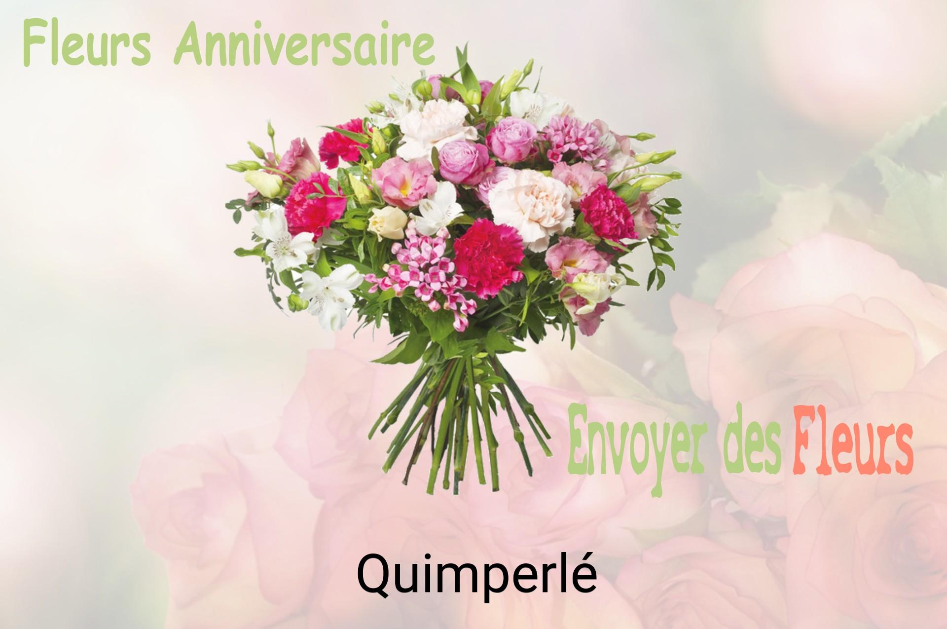 Bouquet de fleurs d’anniversaire livré à Quimperlé